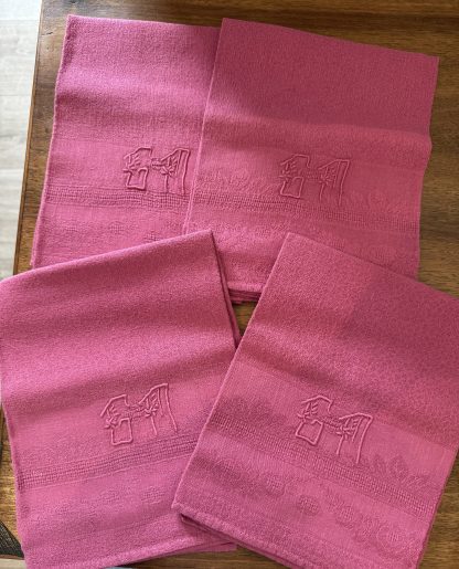 4 servilletas rosas - Imagen 2