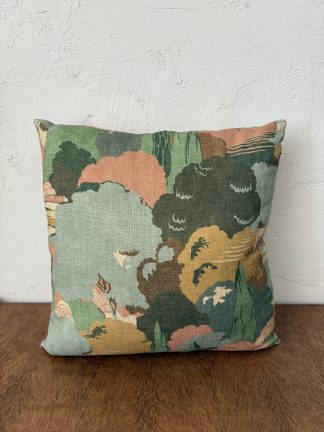 Almohadón estampado paisaje