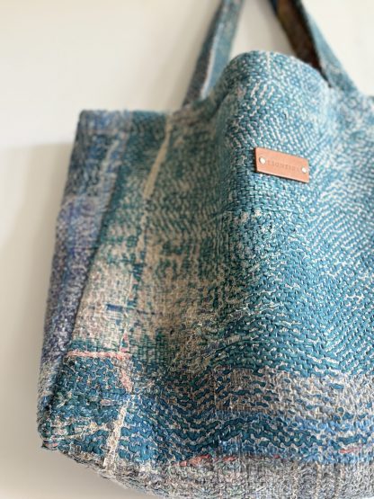Bolso Kantha Blue-Green - Imagen 3