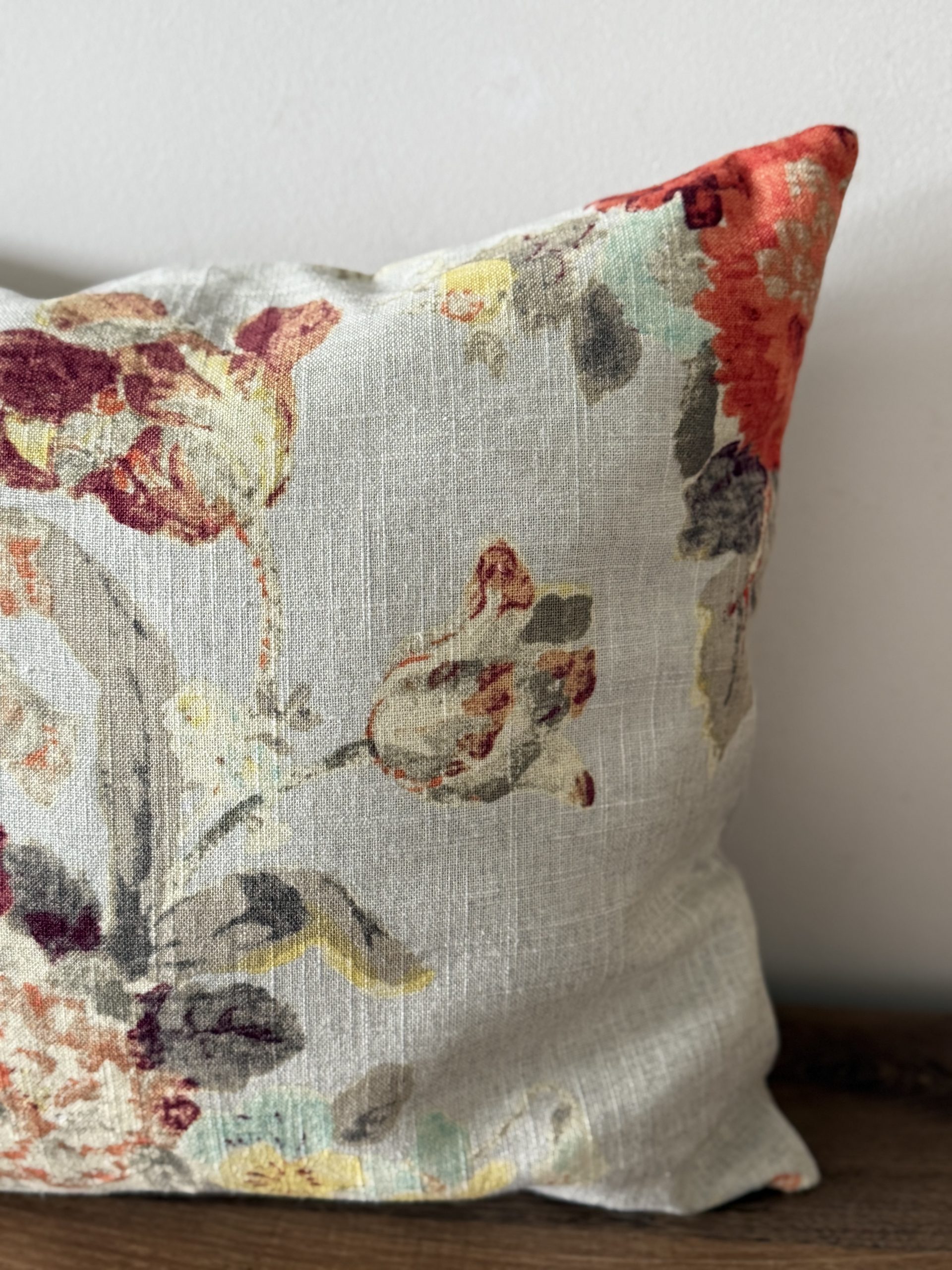 Almohadón Flor Orange - Imagen 3