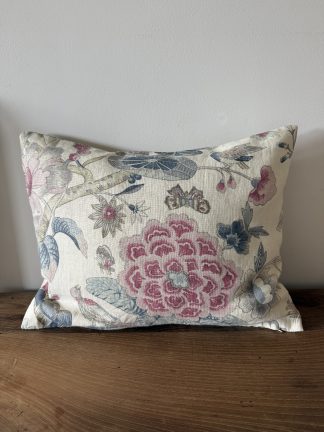Almohadón Lino Estampado Blanco