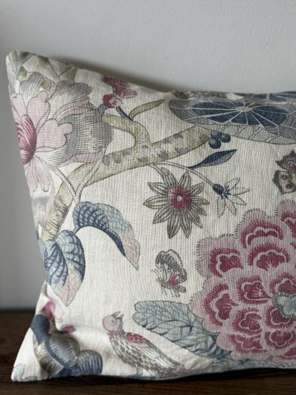 Almohadón Lino Estampado Blanco - Imagen 2