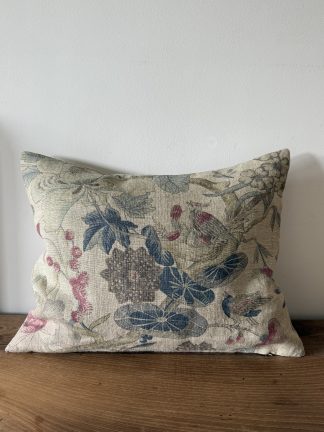 Almohadón estampado lino