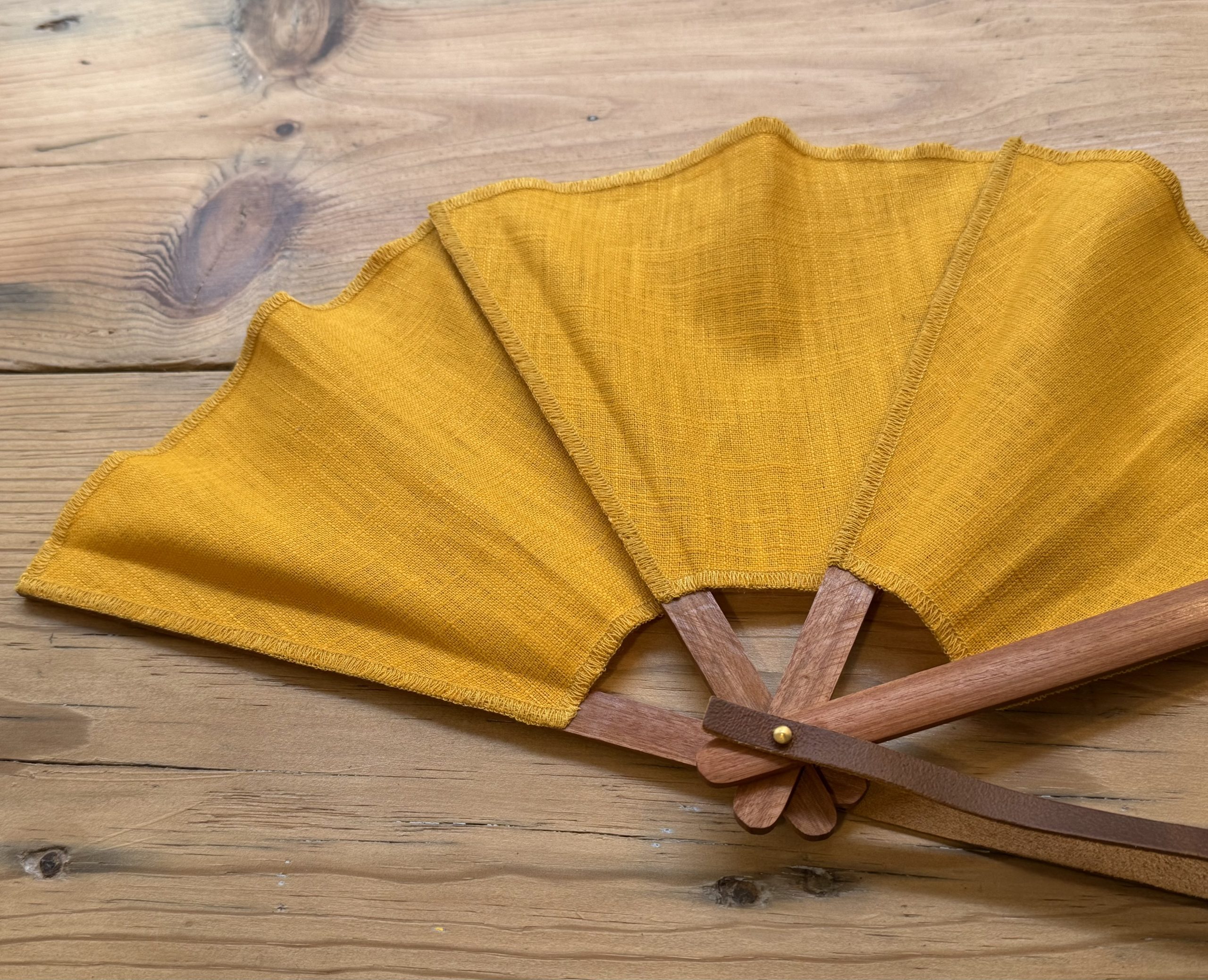 Abanico Mostaza - Imagen 2