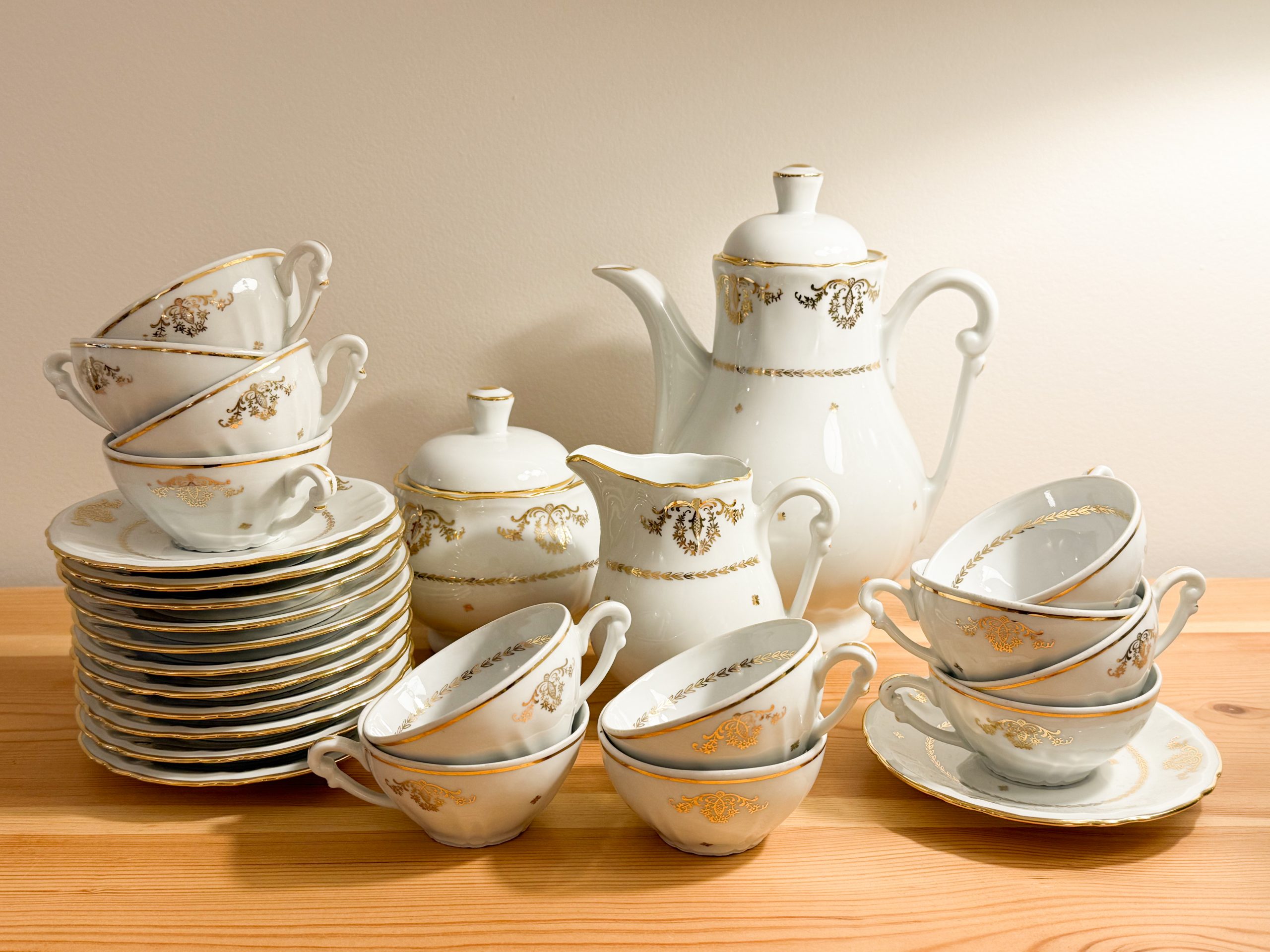 Juego de Café Porcelana