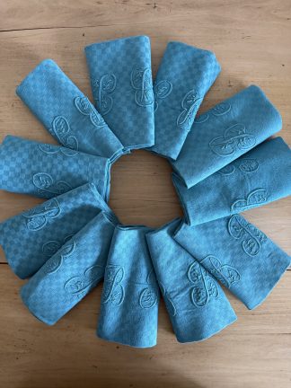 11 Servilletas Antiguas Teñidas