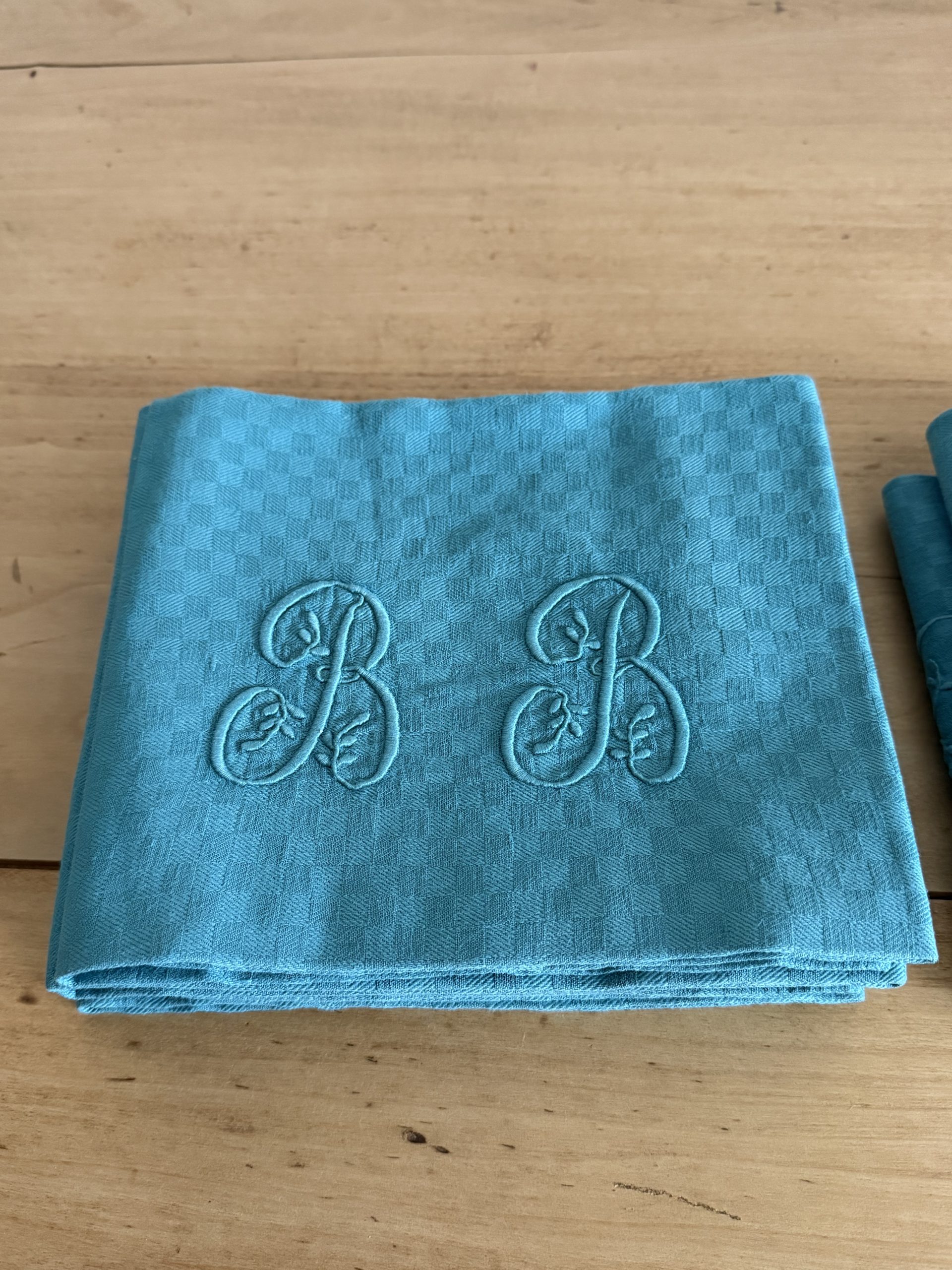 11 Servilletas Antiguas Teñidas - Imagen 6