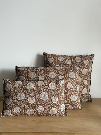 Almohadón Brown Flower