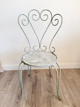 Silla de Forja Antigua Francesa