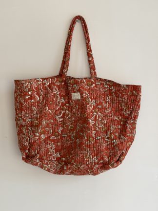 Bolso acolchado estampado
